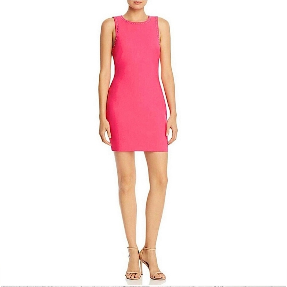 Likely Stud Sleeveless Manhatten Dress Fuchsia- Size 4